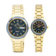 Đồng Hồ Đôi Ray Rucci RR-70032 Sapphire Dây Thép Chính Hãng