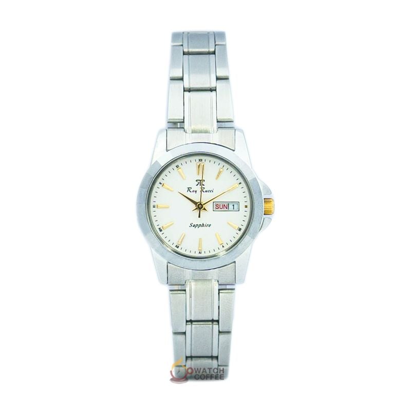 Đồng Hồ Nữ Dây Thép Ray Rucci RR-70035L Sapphire Bảo Hành Chính Hãng