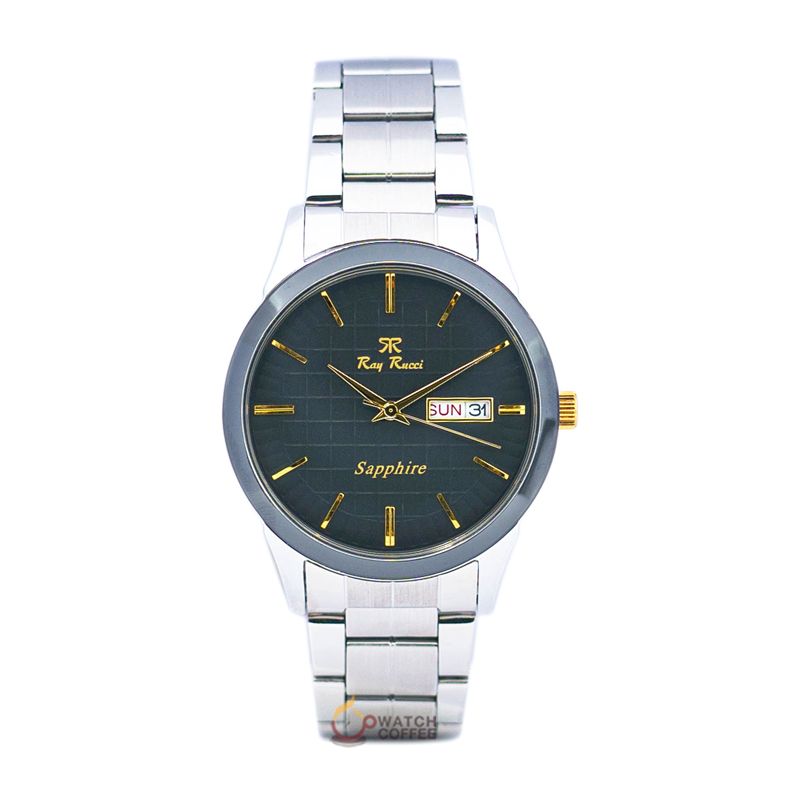 Đồng Hồ Nam Chính Hãng Ray Rucci RR-70037M Sapphire Dây Thép