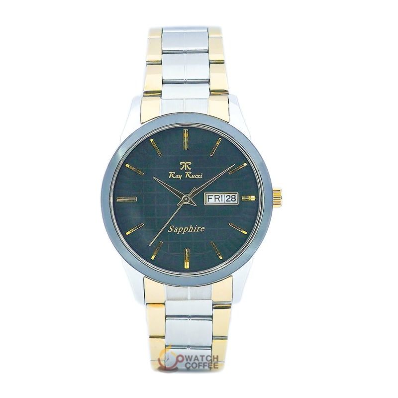 Đồng Hồ Nam Chính Hãng Ray Rucci RR-70037M Sapphire Dây Thép