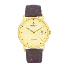 Đồng Hồ Nam Dây Da Sunrise 1144PA Sapphire Bảo Hành Chính Hãng