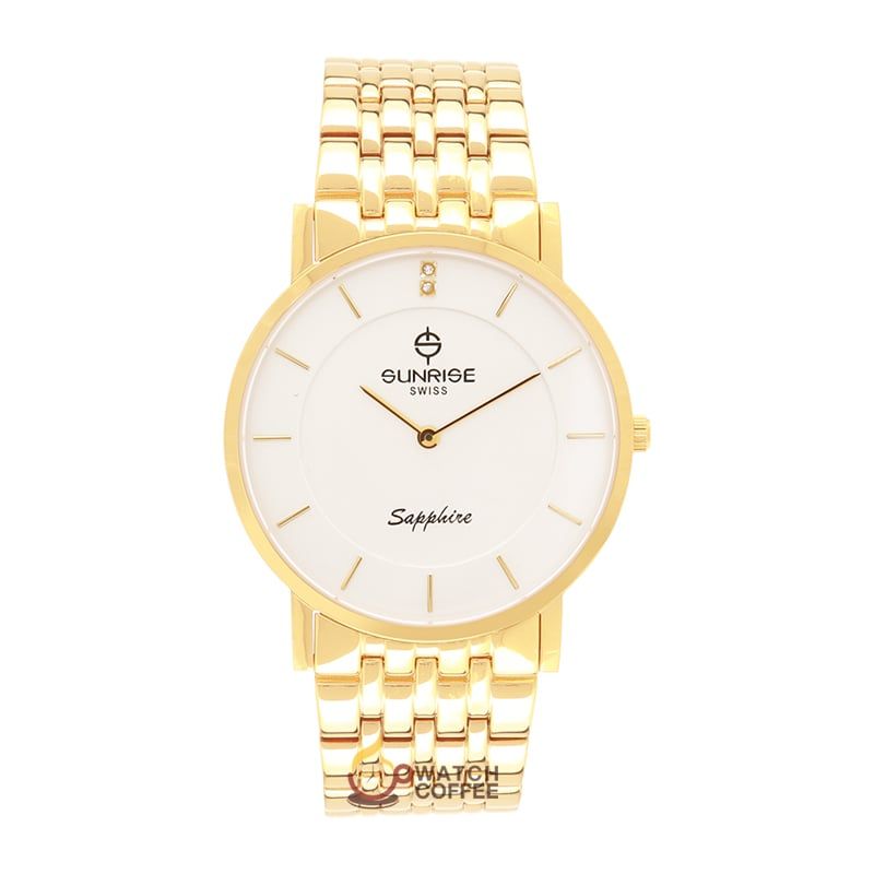 Đồng Hồ Nam Dây Thép Sunrise 737SWA Sapphire Bảo Hành Chính Hãng