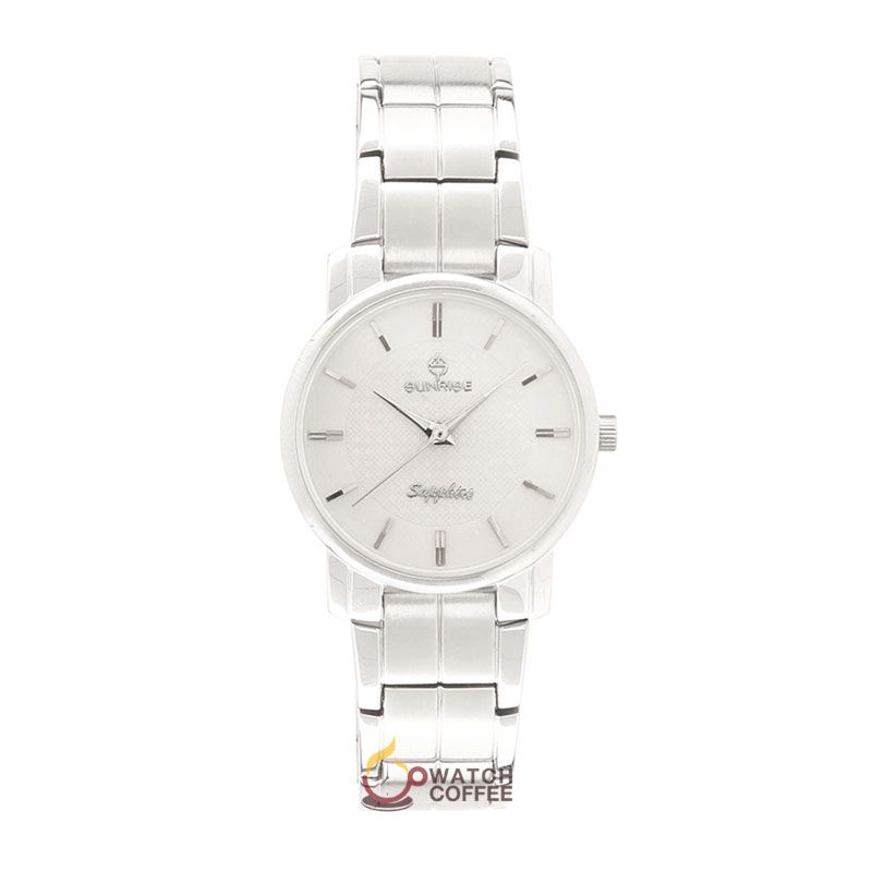 Đồng Hồ Nữ Đẹp Sunrise 747SWA Dây Thép Chính Hãng