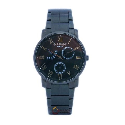Đồng Hồ Nam 5 Kim Sunrise 748SWA Sapphire Dây Thép