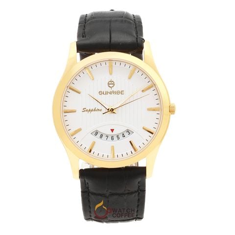 Đồng Hồ Nam Dây Da Sunrise 766PWA Chính Hãng Nhật Bản