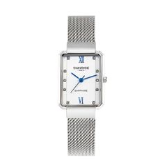 Đồng Hồ Nữ Mặt Chữ Nhật Sunrise 9819SA Sapphire Chính Hãng