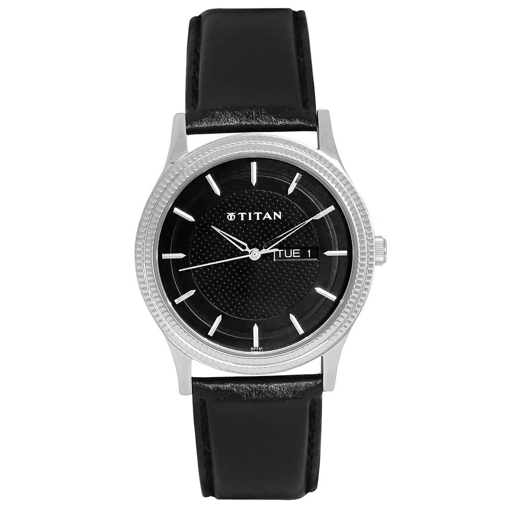 Đồng Hồ Nam Dây Da Titan 1650YL01 Bảo Hành Chính Hãng