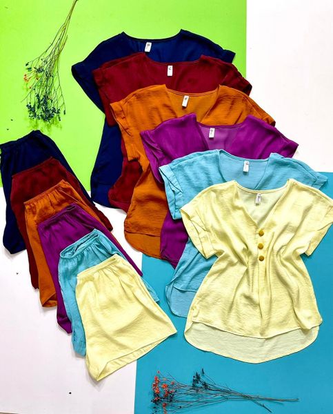  Áo lụa tay liền 