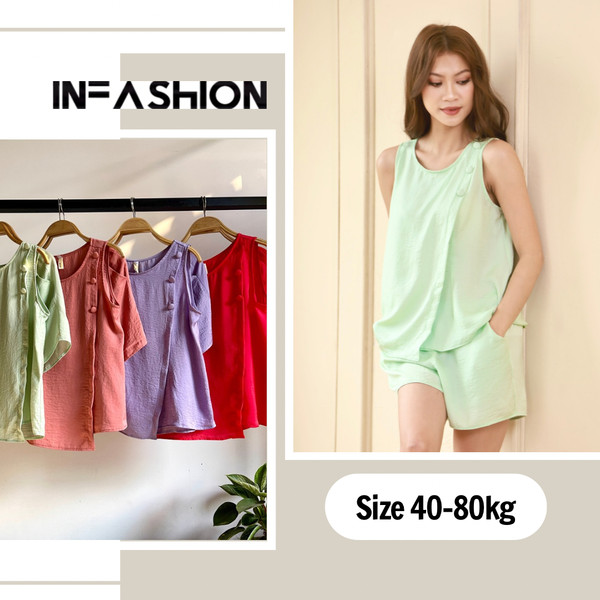  Bộ đùi vạt đắp 3 nút 