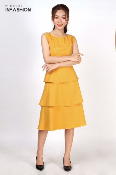  Đầm công sở 3 tầng Infashion 