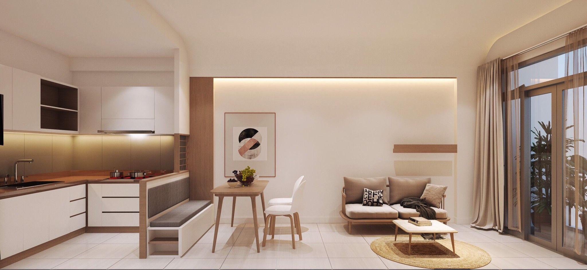 The Sun Avenue - 72m2 - Nội thất – Oplus