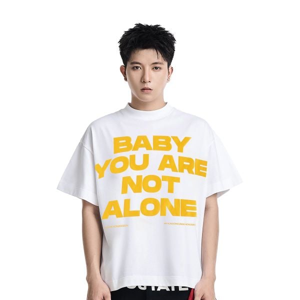  [SOUSTATE x HOPEFUL HORIZON] BABY YOU ARE NOT ALONE BIG BOXY T-SHIRT 