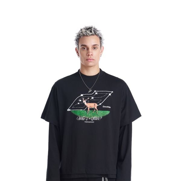  WHO'S THE STAR BIG BOXY T-SHIRT 