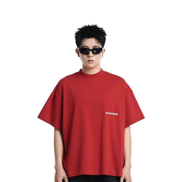  STATE BIG BOXY T-SHIRT (RED) 