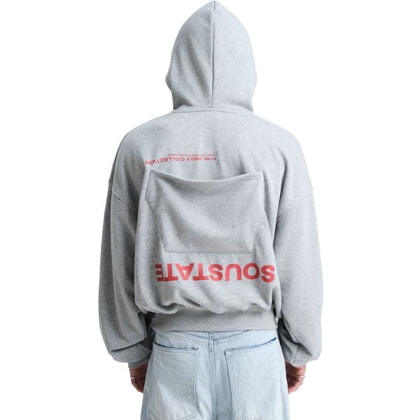  UPSIDE DOWN BOXY HOODIE 
