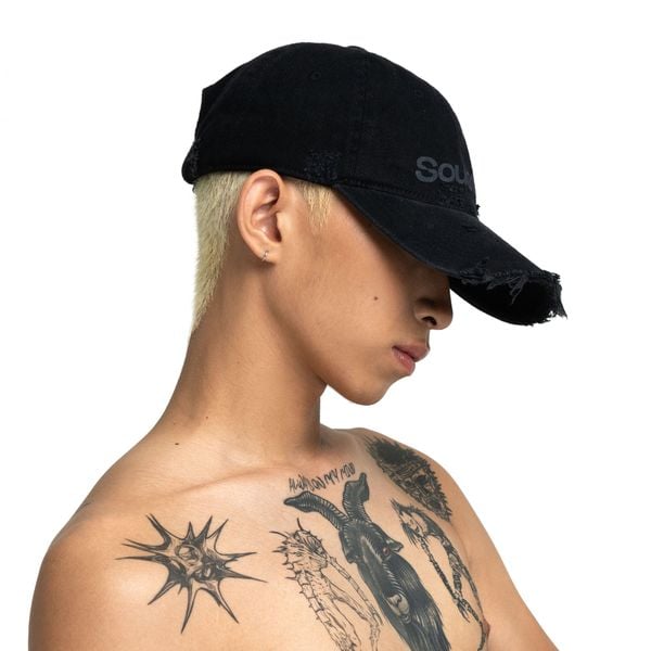  DISTRESSED WASHED CAP 