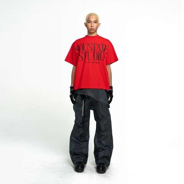  MINIMALIST TYPOGRAPHY BIG BOXY T-SHIRT 