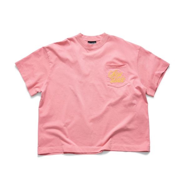  SOLID POCKET BIG BOXY T-SHIRT 