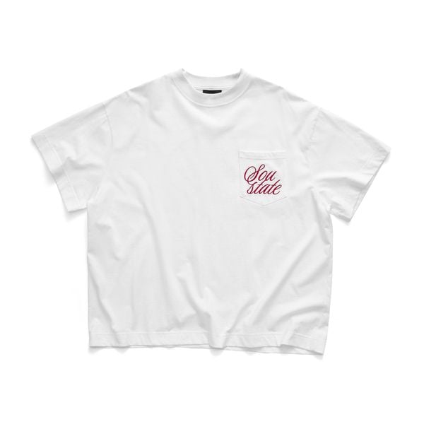  SOLID POCKET BIG BOXY T-SHIRT 