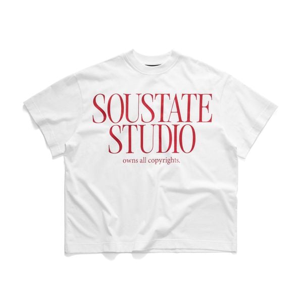  MINIMALIST TYPOGRAPHY BIG BOXY T-SHIRT 