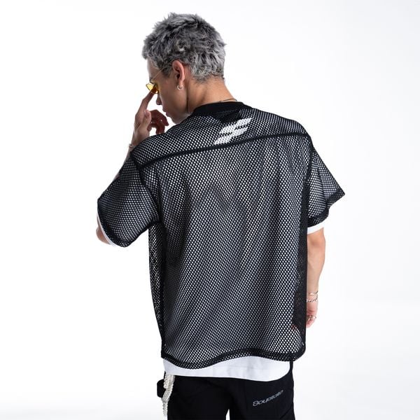  MESH JERSEY BIG BOXY T-SHIRT 
