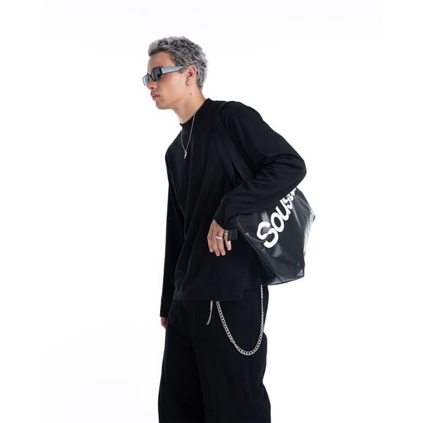  BLANK OVERSIZE LONG SLEEVE T-SHIRT 