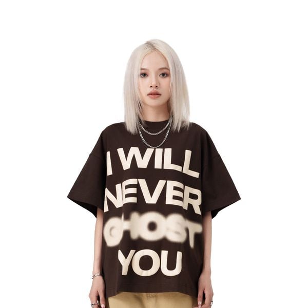  GHOST BIG BOXY T-SHIRT (BROWN) 