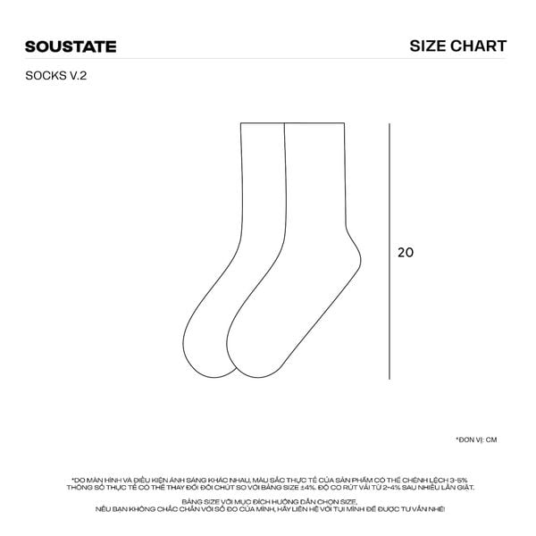 SS LOGO SOCKS 1.0 (BLACK) 