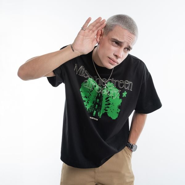  MISS THE GREEN BIG BOXY T-SHIRT 