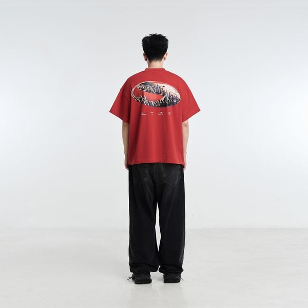 STATE BIG BOXY T-SHIRT (RED) 