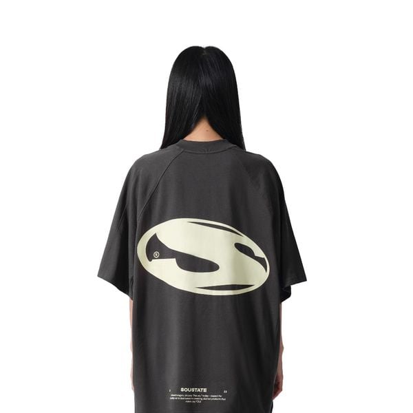  BRANDED LINE BIG OVERSIZE T-SHIRT (GREY) 