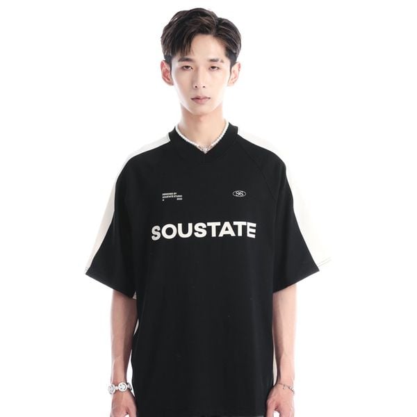  SOCCER V.1 BIG OVERSIZE T-SHIRT (BLACK) 
