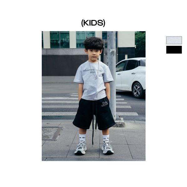  [KIDS] BASIC LOGO SWEATSHORTS 
