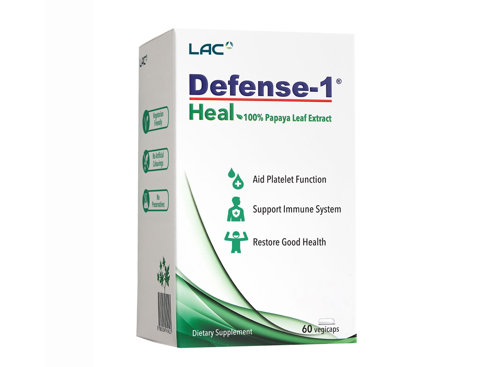  VIÊN UỐNG TĂNG CƯỜNG SẢN XUẤT TIỂU CẦU CHIẾT XUẤT LÁ ĐU ĐỦ LAC DEFENSE-1 HEAL (60 VIÊN) 