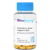  Viên uống giảm mụn Blissberry Pureskin Acne Support K21 60 viên 