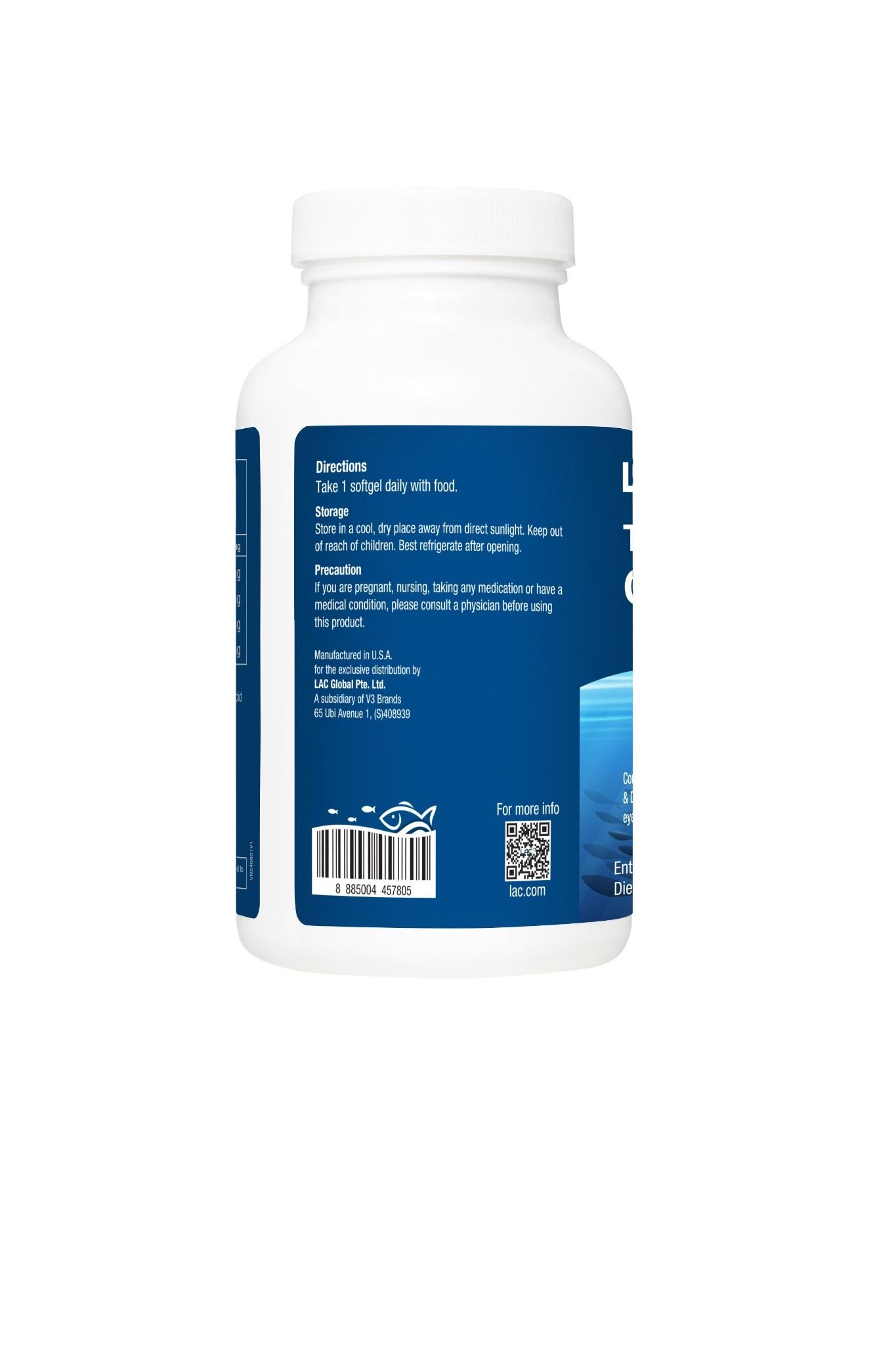  VIÊN UỐNG DẦU CÁ BỔ SUNG OMEGA HỖ TRỢ TIM MẠCH LAC TRIMAX OMEGA FISH OIL (60 VIÊN) 