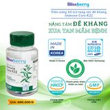  Viên uống tăng sức đề kháng Blissberry Purehealth Immune K22 60 viên 