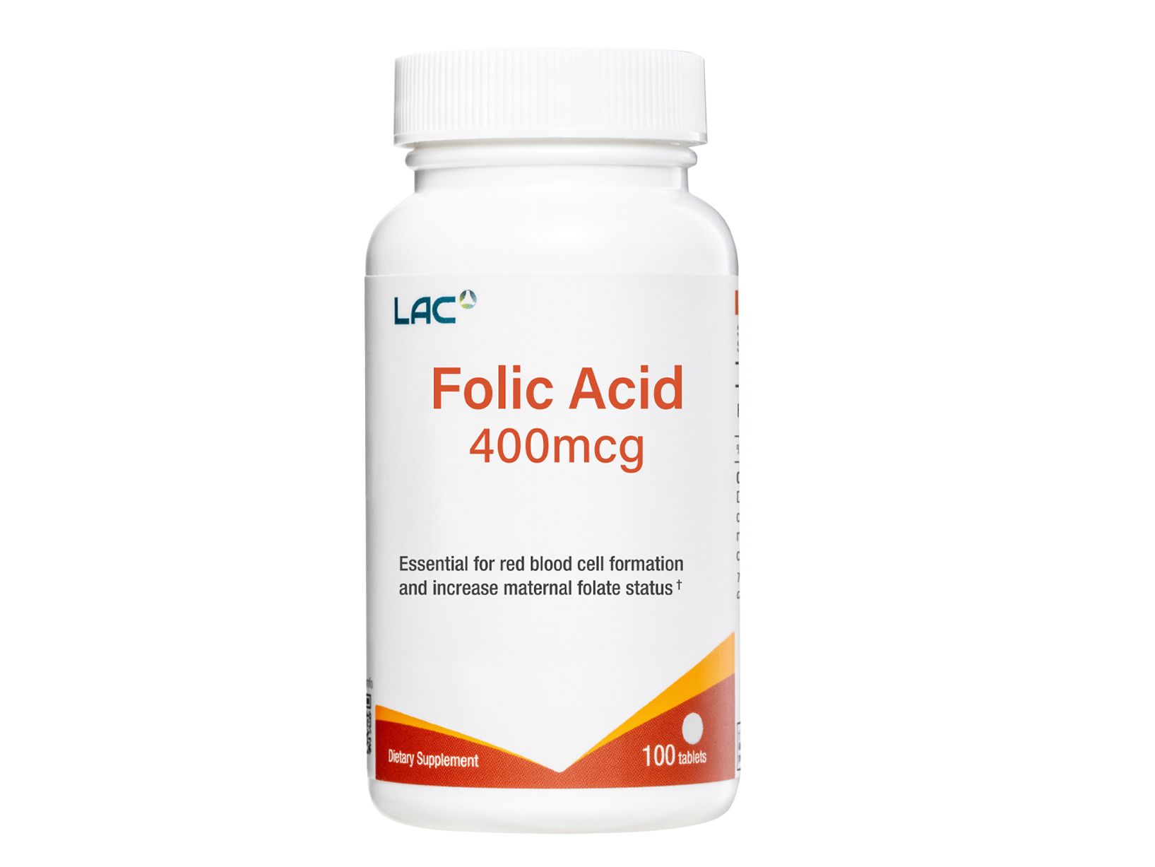  VIÊN UỐNG BỔ SUNG AXIT FOLIC HỖ TRỢ PHÁT TRIỂN THAI NHI LAC FOLIC ACID 400MCG (100 VIÊN) 