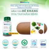  Viên uống tăng sức đề kháng Blissberry Purehealth Immune K22 60 viên 