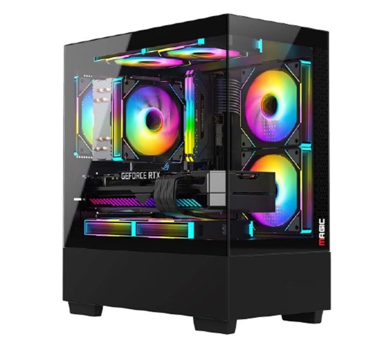  VỎ CASE MAGIC MIX TOWER đen ( No Fan) 