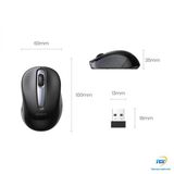  Chuột máy tính không dây  Ugreen 90371 Black Portable Wireless Mouse 