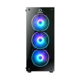  Vỏ case led Coolerplus ( kèm 3 fan led ) 