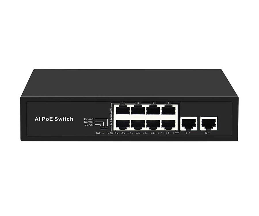  Switch POE 1G hỗ trợ vlan 8 port 