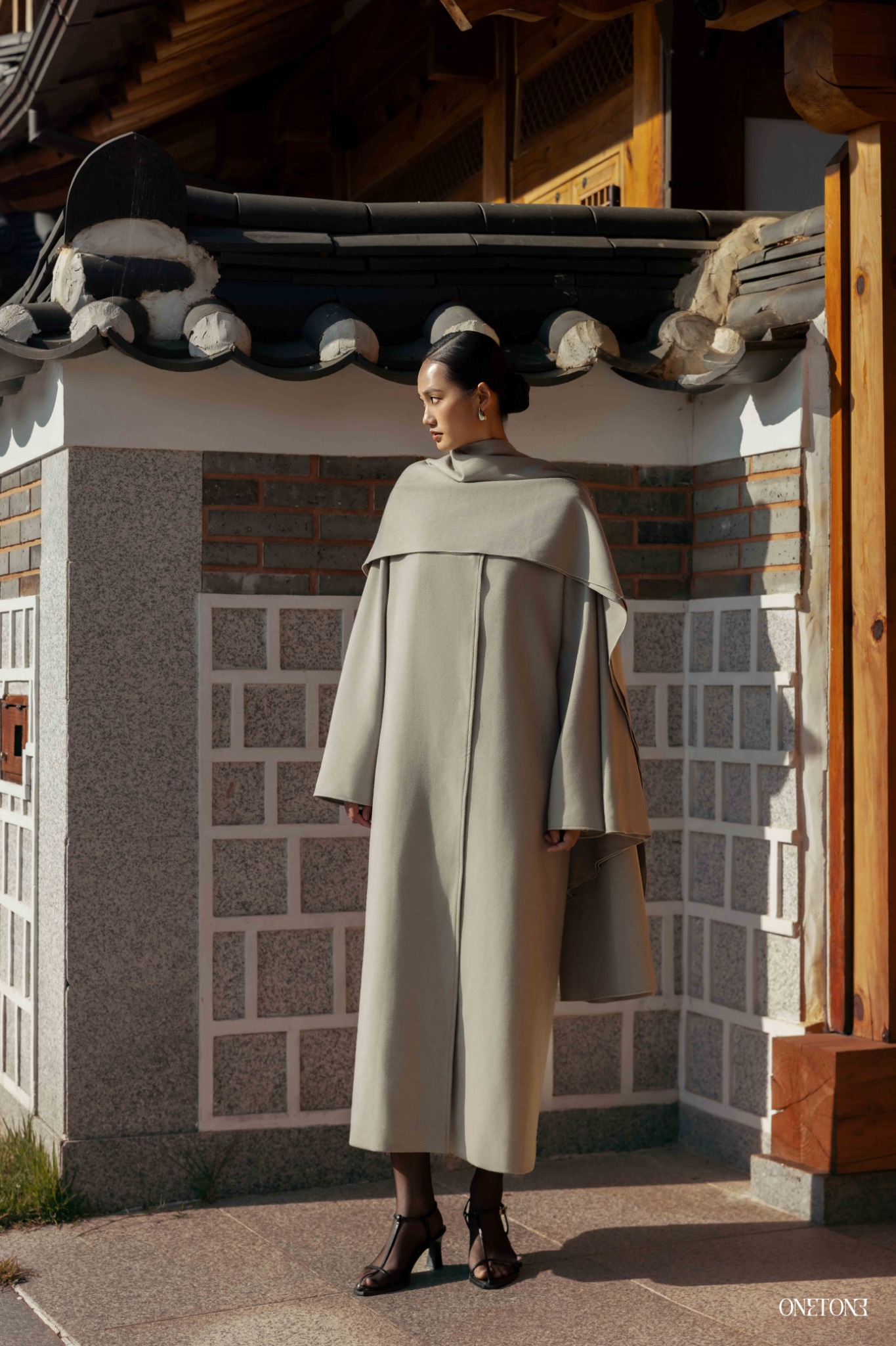 Áo Khoác Dài Cowl