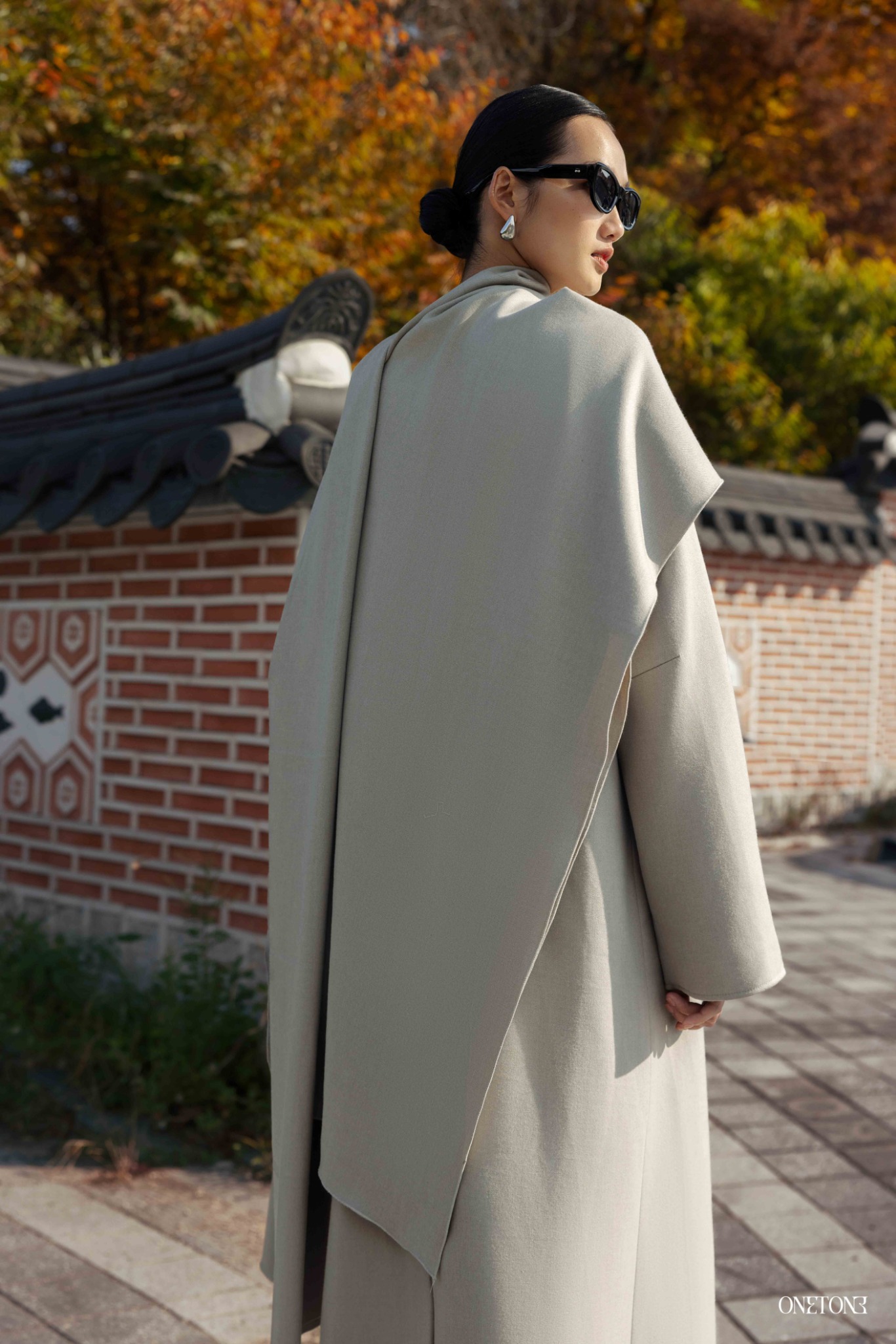 Áo Khoác Dài Cowl