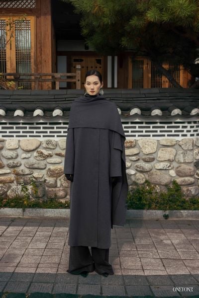  Áo Khoác Dài Cowl 