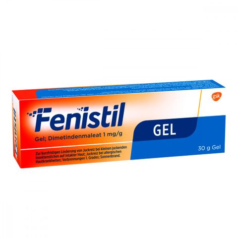  Gel trị ngứa Fenistil Dimetinden maleate 1 mg/g, tuýp 30g 