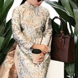  Túi Canvas Quai Da Thời Trang Nam Nữ Chu Du - Wipac Bag 15 Inches - Màu Nâu Đậm 