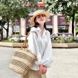  Túi Lục Bình Quai Da Thời Trang Chu Du - Summer Beach Bag - Ver 1 