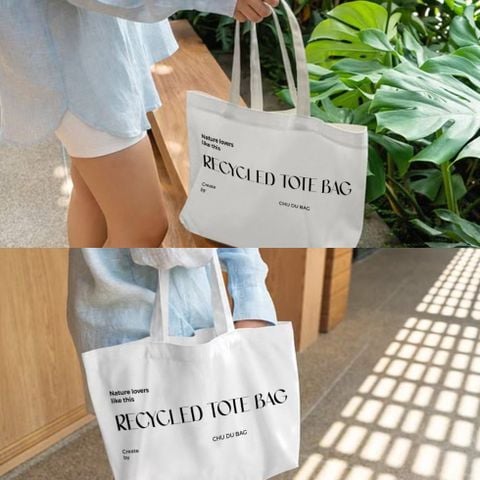  Túi Recycled Tote Thời Trang Chu Du 